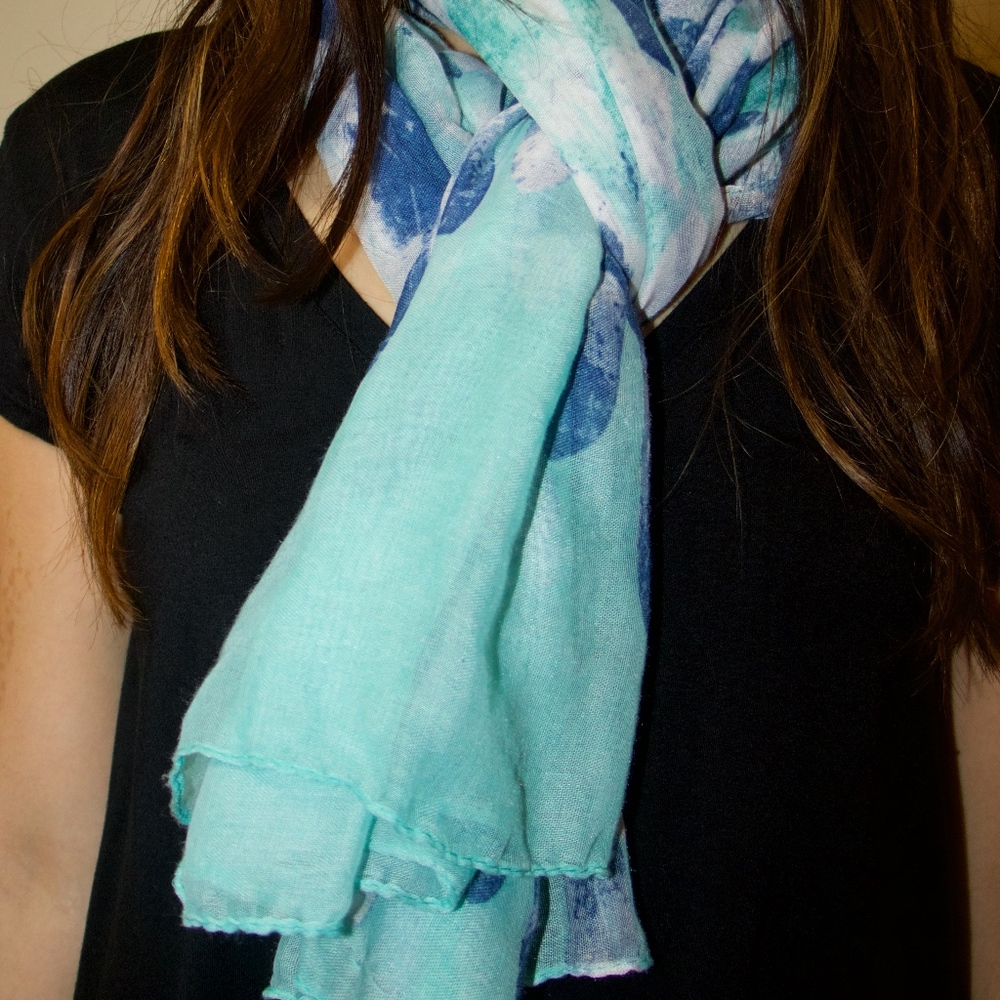 Blue Scarf